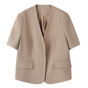 Merino wool short sleeve jacket, blazer, size small